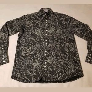 Men's Button front Dress Shirt size small 36